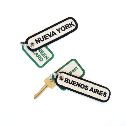 Dual-Citizenship Keychain
